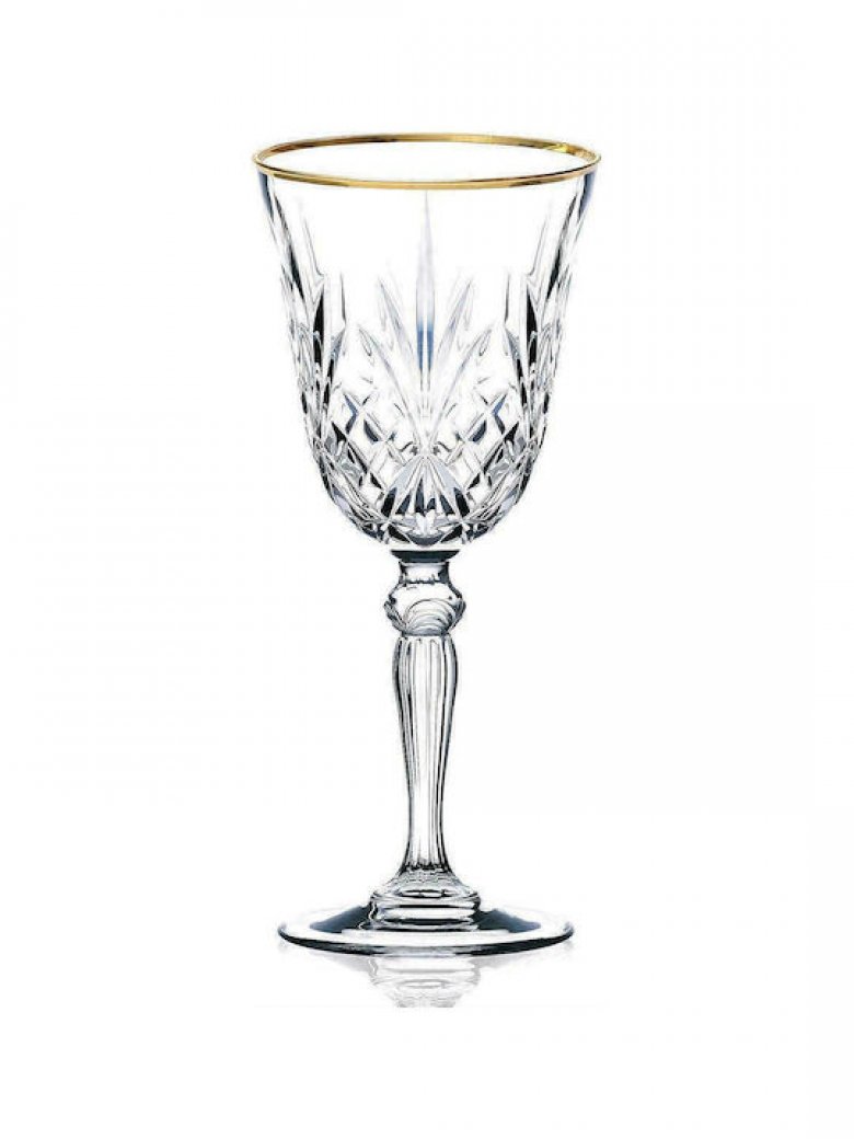 Melodia Gold Glasses for White Wine 210ml