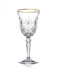 Melodia Gold Glasses for White Wine 210ml