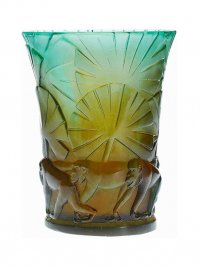 Vase Aux Singes Vintage 